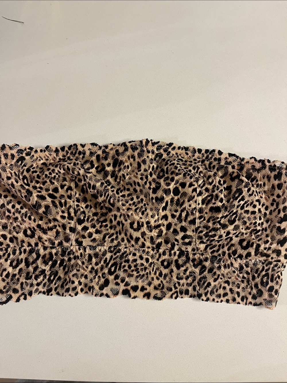 Victoria's Secret Leopard Print Bandeau - Tan & Black